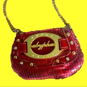 Baby Phat chain purse